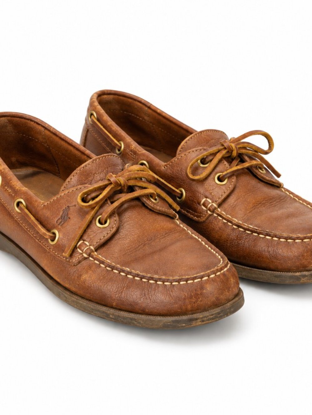 Polo Ralph Lauren Benne Leather Boat Shoes Men's 11D